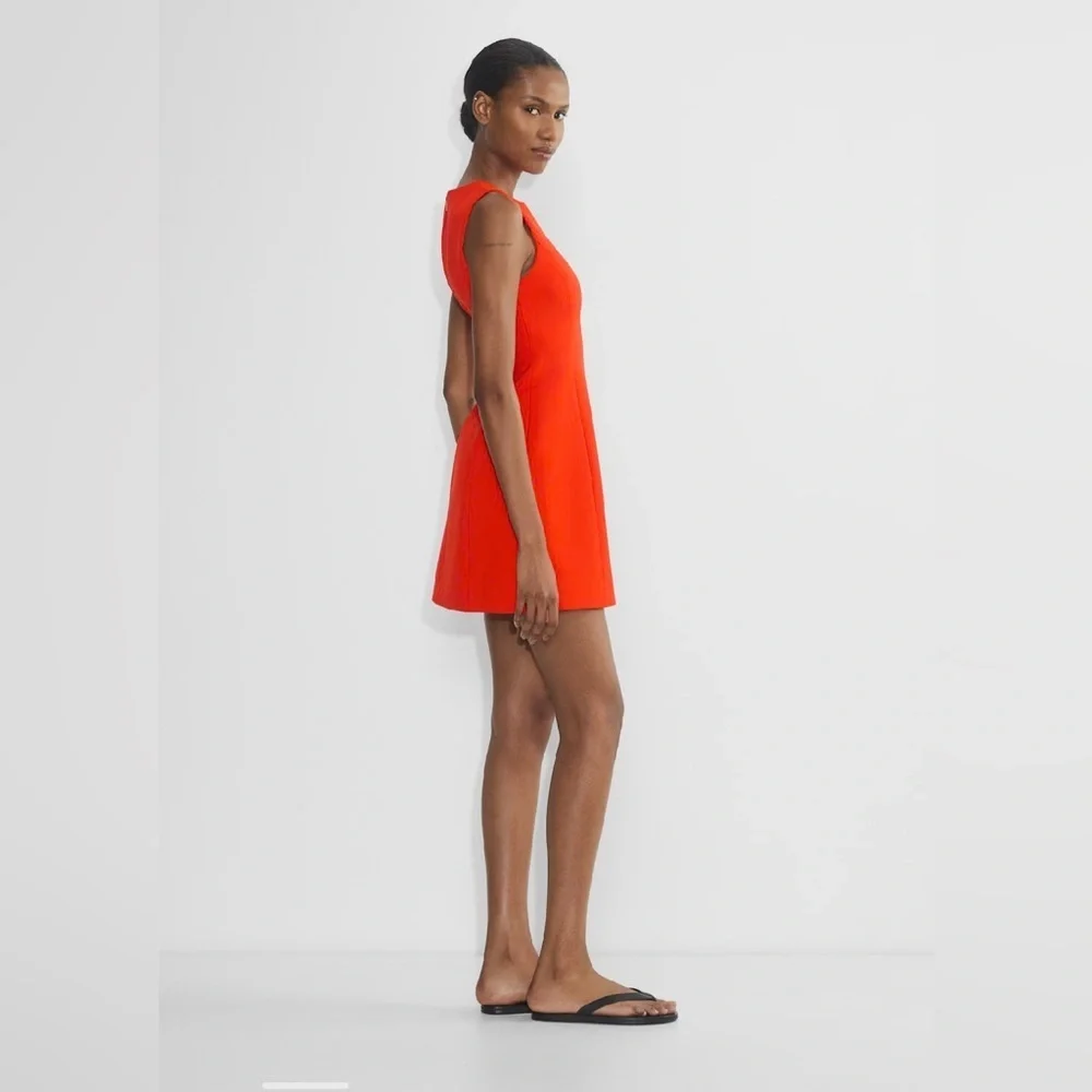 NWT *PINK* Babaton Opportunity Hourglass Mini Dress Red Willow Aritzia size 0 - Picture 8 of 12